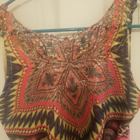 Only Nine flowing top M. Multi color - Picture 3 of 6